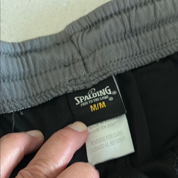 3 pair - Spalding Athletic Shorts - 2 Black/1 Gray - Picture 12 of 15